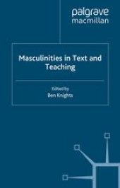 book Masculinities in Text and Teaching