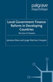 book Local Government Finance Reform in Developing Countries: The Case of Tanzania