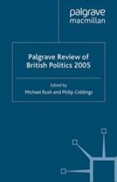 book Palgrave Review of British Politics 2005