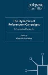 book The Dynamics of Referendum Campaigns: An International Perspective