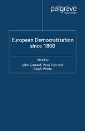 book European Democratization since 1800