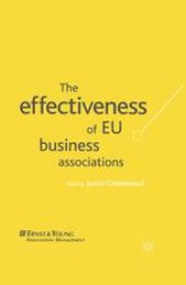 book The Effectiveness of EU Business Associations