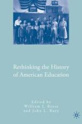 book Rethinking the History of American Education