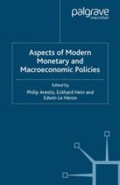 book Aspects of Modern Monetary and Macroeconomic Policies