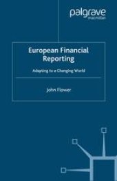 book European Financial Reporting: Adapting to a Changing World