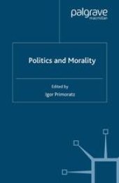 book Politics and Morality