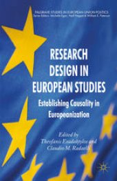 book Research Design in European Studies: Establishing Causality in Europeanization