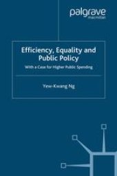 book Efficiency, Equality and Public Policy: With a Case for Higher Public Spending