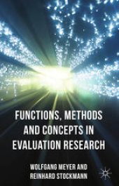 book Functions, Methods and Concepts in Evaluation Research