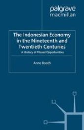 book The Indonesian Economy in the Nineteenth and Twentieth Centuries: A History of Missed Opportunities