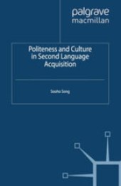 book Politeness and Culture in Second Language Acquisition