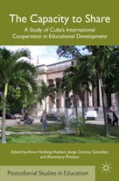 book The Capacity to Share: A Study of Cuba’s International Cooperation in Educational Development