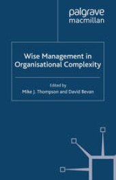 book Wise Management in Organisational Complexity