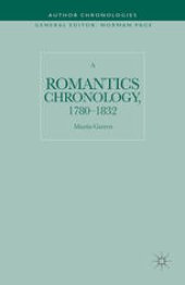 book A Romantics Chronology, 1780–1832