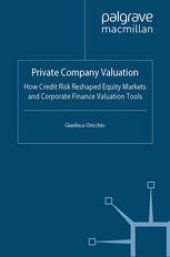 book Private Company Valuation: How Credit Risk Reshaped Equity Markets and Corporate Finance Valuation Tools