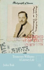 book Tennessee Williams: A Literary Life