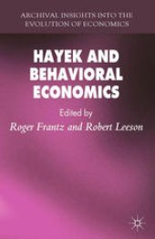 book Hayek and Behavioral Economics