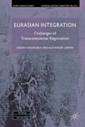 book Eurasian Integration: Challenges of Transcontinental Regionalism