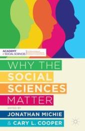 book Why the Social Sciences Matter