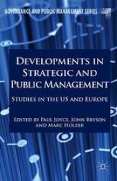 book Developments in Strategic and Public Management: Studies in the US and Europe