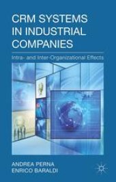 book CRM Systems in Industrial Companies: Intra- and Inter-Organizational Effects