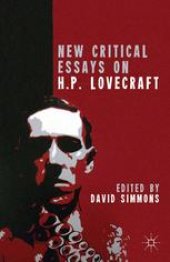 book New Critical Essays on H.P. Lovecraft