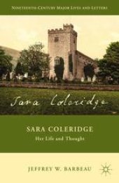 book Sara Coleridge: Her Life and Thought