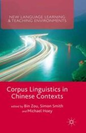 book Corpus Linguistics in Chinese Contexts