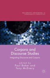 book Corpora and Discourse Studies: Integrating Discourse and Corpora