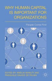 book Why Human Capital is Important for Organizations: People Come First