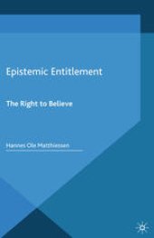 book Epistemic Entitlement: The Right to Believe