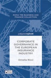 book Corporate Governance in the European Insurance Industry