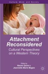 book Attachment Reconsidered: Cultural Perspectives on a Western Theory