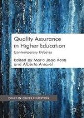 book Quality Assurance in Higher Education: Contemporary Debates