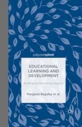 book Educational Learning and Development: Building and Enhancing Capacity