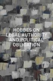 book Hobbes on Legal Authority and Political Obligation