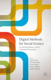 book Digital Methods for Social Science: An Interdisciplinary Guide to Research Innovation