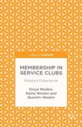 book Membership in Service Clubs: Rotary’s Experience