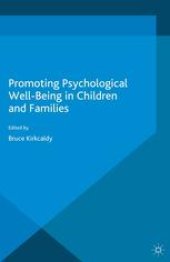 book Promoting Psychological Well-Being in Children and Families