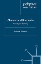 book Chaucer and Boccaccio: Antiquity and Modernity