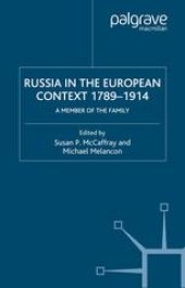 book Russia in the European Context, 1789–1914: A Member of the Family