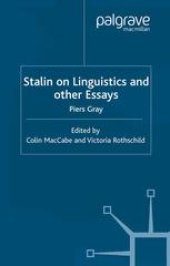 book Stalin on Linguistics and other Essays