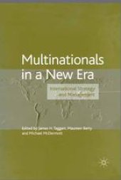 book Multinationals in a New Era: International Strategy and Management