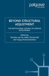 book Beyond Structural Adjustment The Institutional Context of African Development