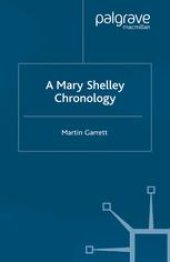 book A Mary Shelley Chronology