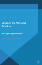 book Vandalism and Anti-Social Behaviour