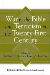 book War in the Bible and Terrorism in the Twenty-first Century