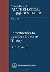 book Introduction to Analytic Number Theory