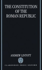 book The Constitution of the Roman Republic