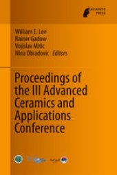 book Proceedings of the III Advanced Ceramics and Applications Conference